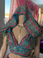 Load image into Gallery viewer, Mermaid princess Jasmine hoodie top
