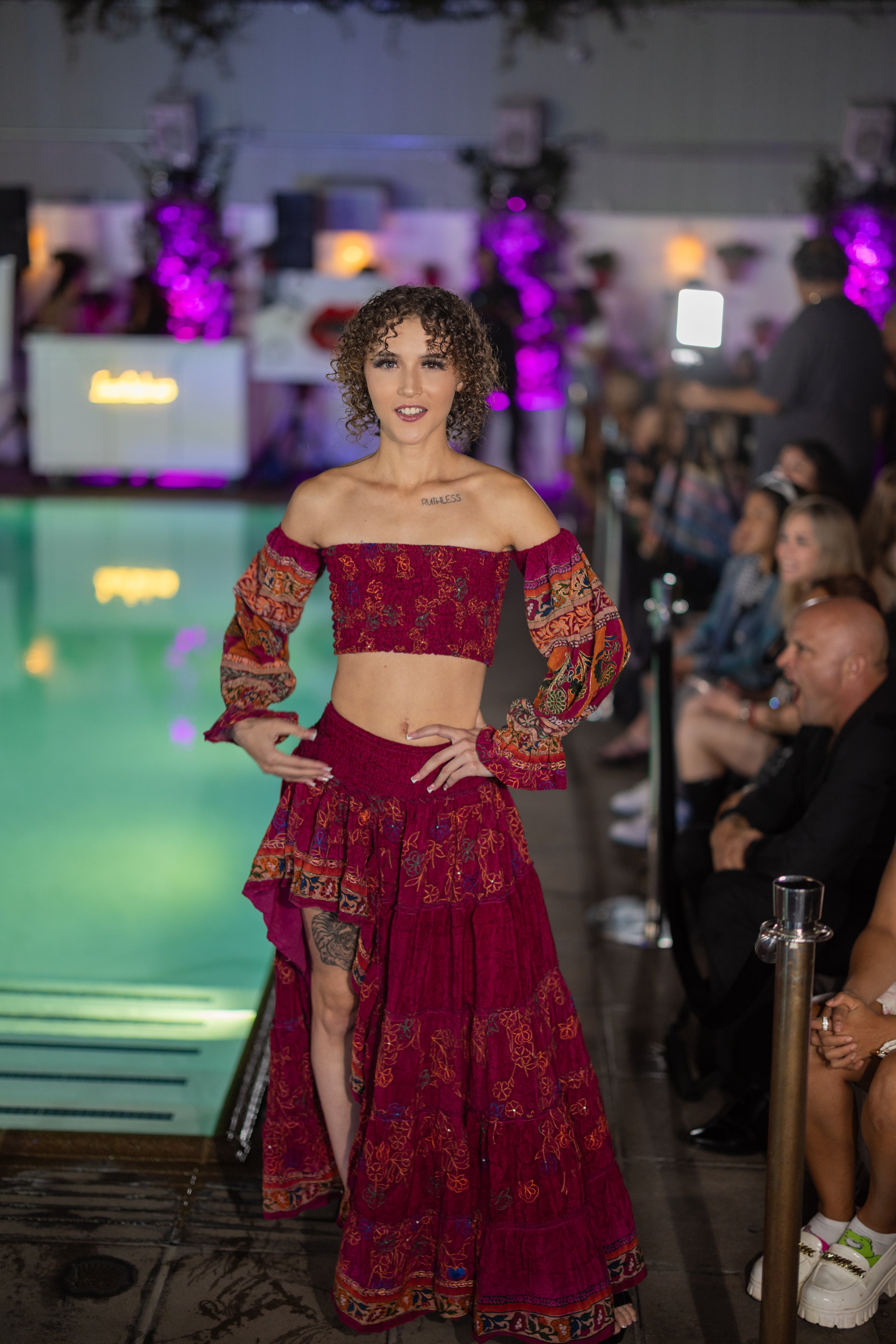 Bohemia Flowers Bollywood Set