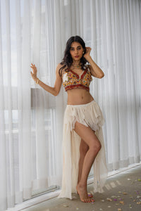 White lotus butterfly set
