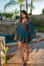 Load image into Gallery viewer, Aztec Azula Mini Babydoll Dress

