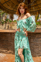 Load image into Gallery viewer, Baby Blue Bandhani Bollywood Set
