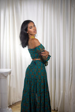 Load image into Gallery viewer, Bohemian Turquoise Bollywood Set
