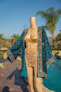 Turquoise Excellence Kimono