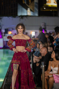 Bohemia Flowers Bollywood Set