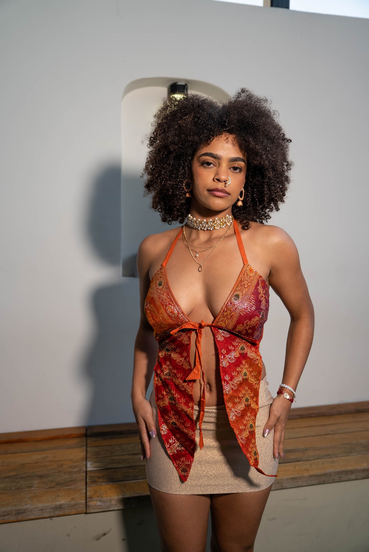 Kundalini Fire pixie wing top
