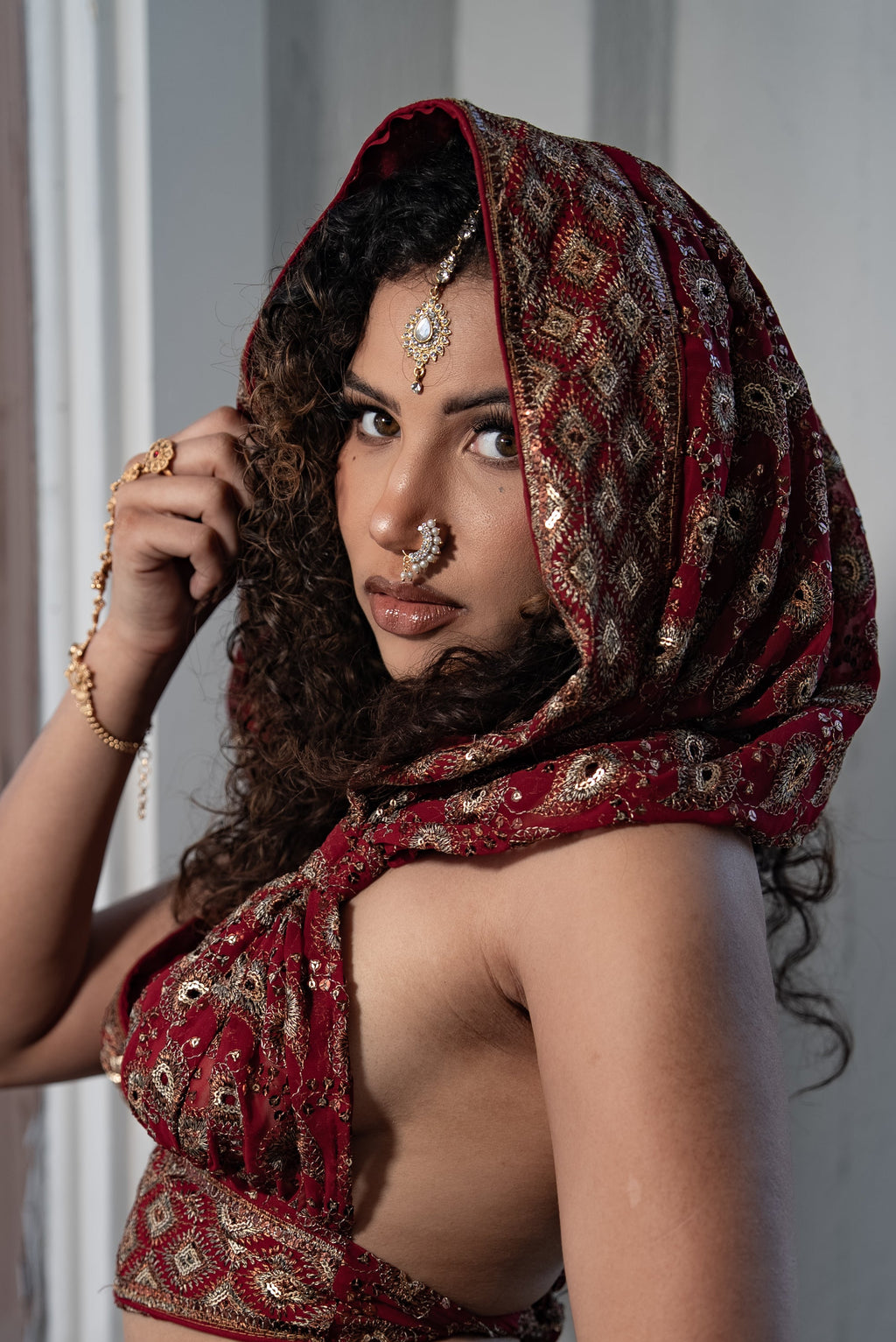 Golden rubies Jasmine set