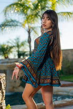 Load image into Gallery viewer, Aztec Azula Mini Babydoll Dress
