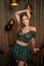 Load image into Gallery viewer, Midnight Alchemy Mini Skirt Set
