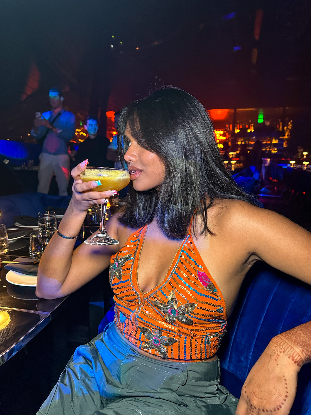 Tangerine Dreams Halter Top