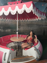 Load image into Gallery viewer, Royal ruby saree pixie wing Top
