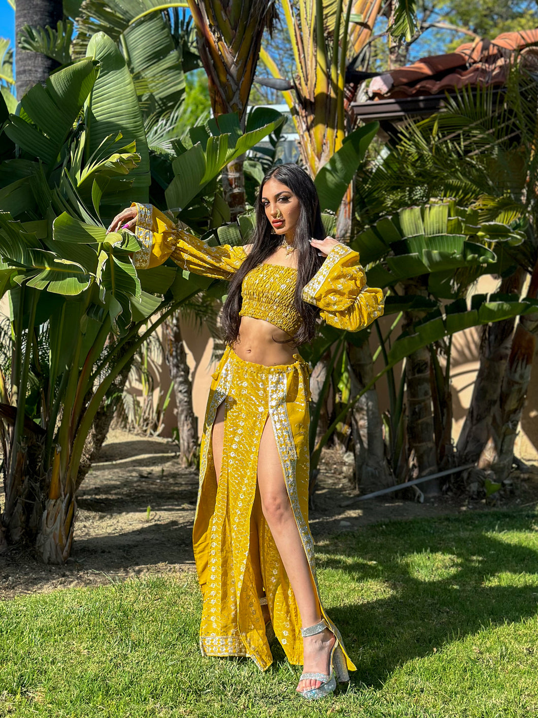 Yellow diamonds goddess set