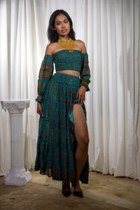 Bohemian Turquoise Bollywood Set