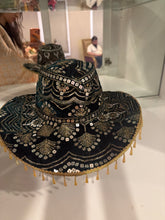 Load image into Gallery viewer, Emerald Velvet Cowboy Hat

