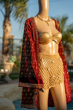 Load image into Gallery viewer, Ruby Excellence Velvet Kimono
