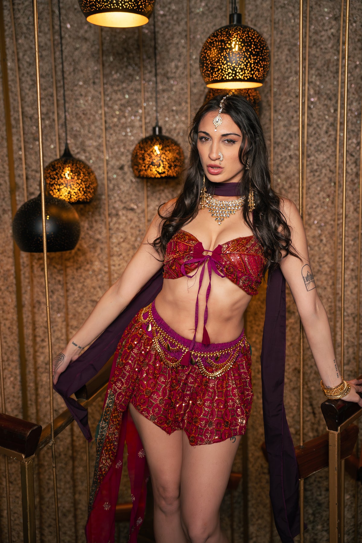 Magenta Royal Butterfly Set