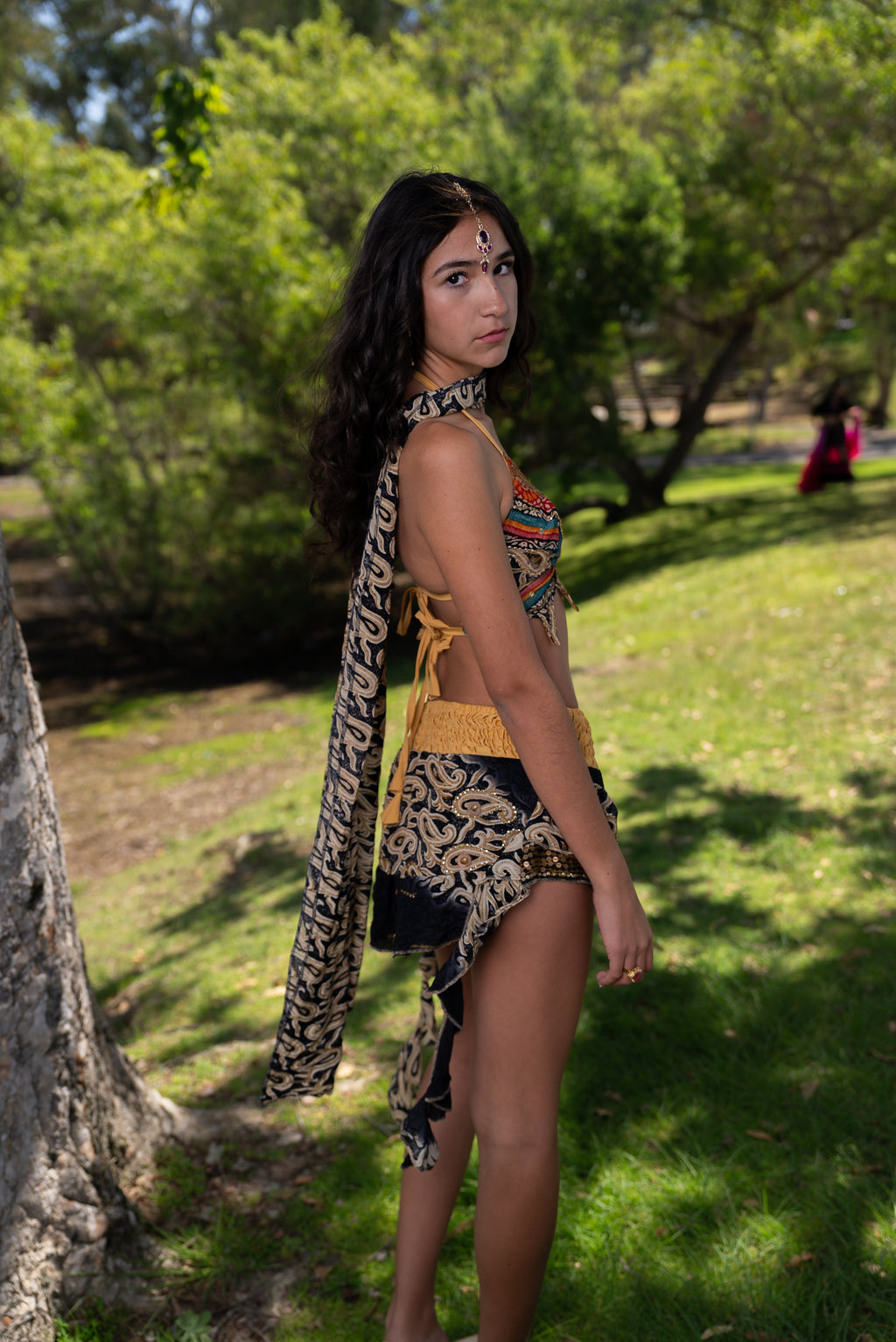 Bohemian rainbow Shakti set