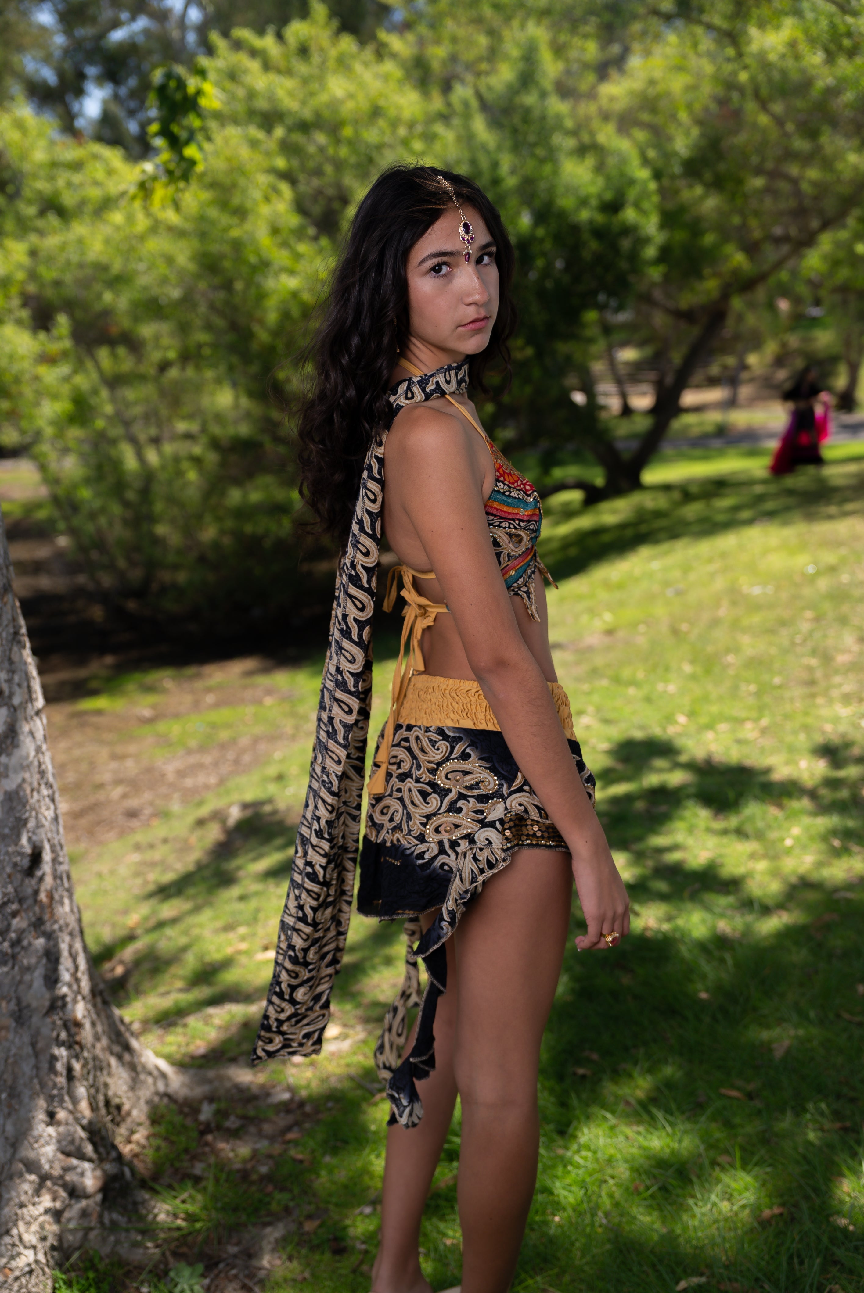 Bohemian rainbow Shakti set
