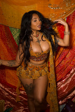 Load image into Gallery viewer, Fire Princess Ruffle Skirt Set
