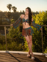 Load image into Gallery viewer, Mykonos Maya Lotus Mini Skirt Set
