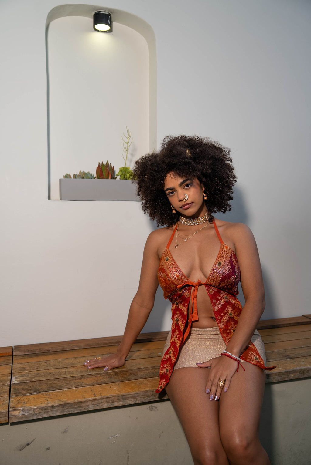 Kundalini Fire pixie wing top