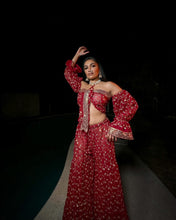 Load image into Gallery viewer, Empress of Love Sharara Pants Set
