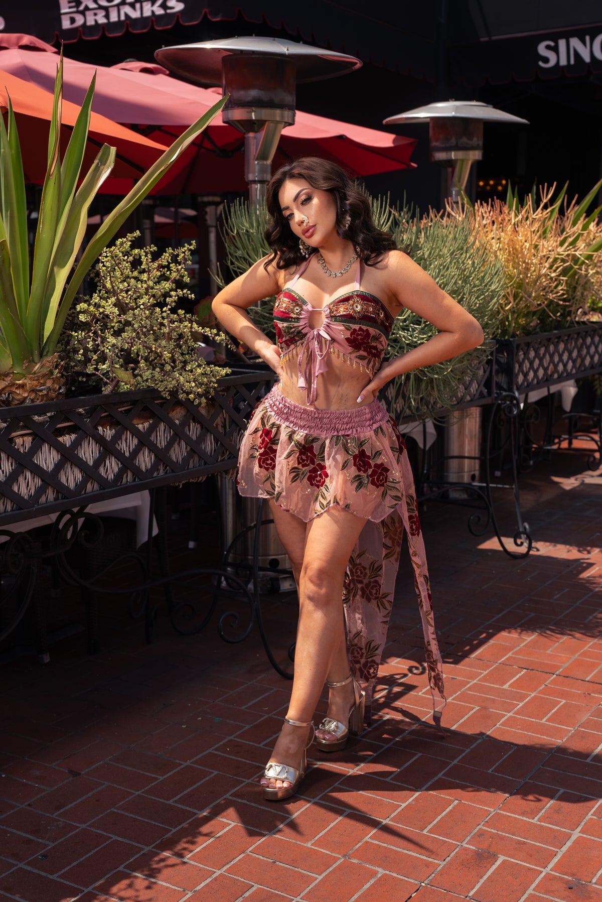 Rose Petals Butterfly Set