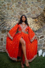 Load image into Gallery viewer, Fire Diamonds Anarkali Jacket Dress
