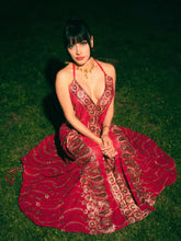 Load image into Gallery viewer, Golden Fuscia Magic Dress
