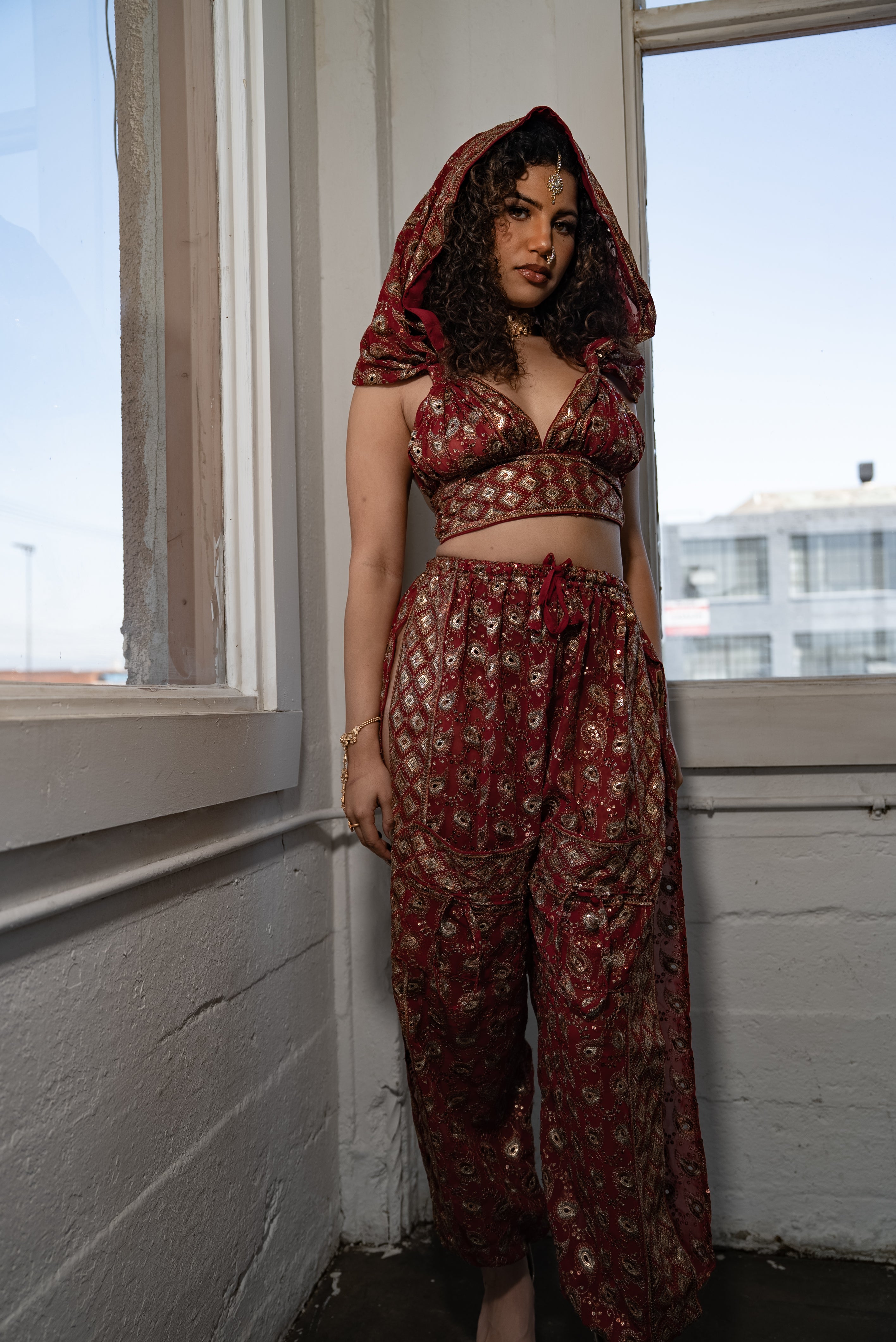 Golden rubies Jasmine set