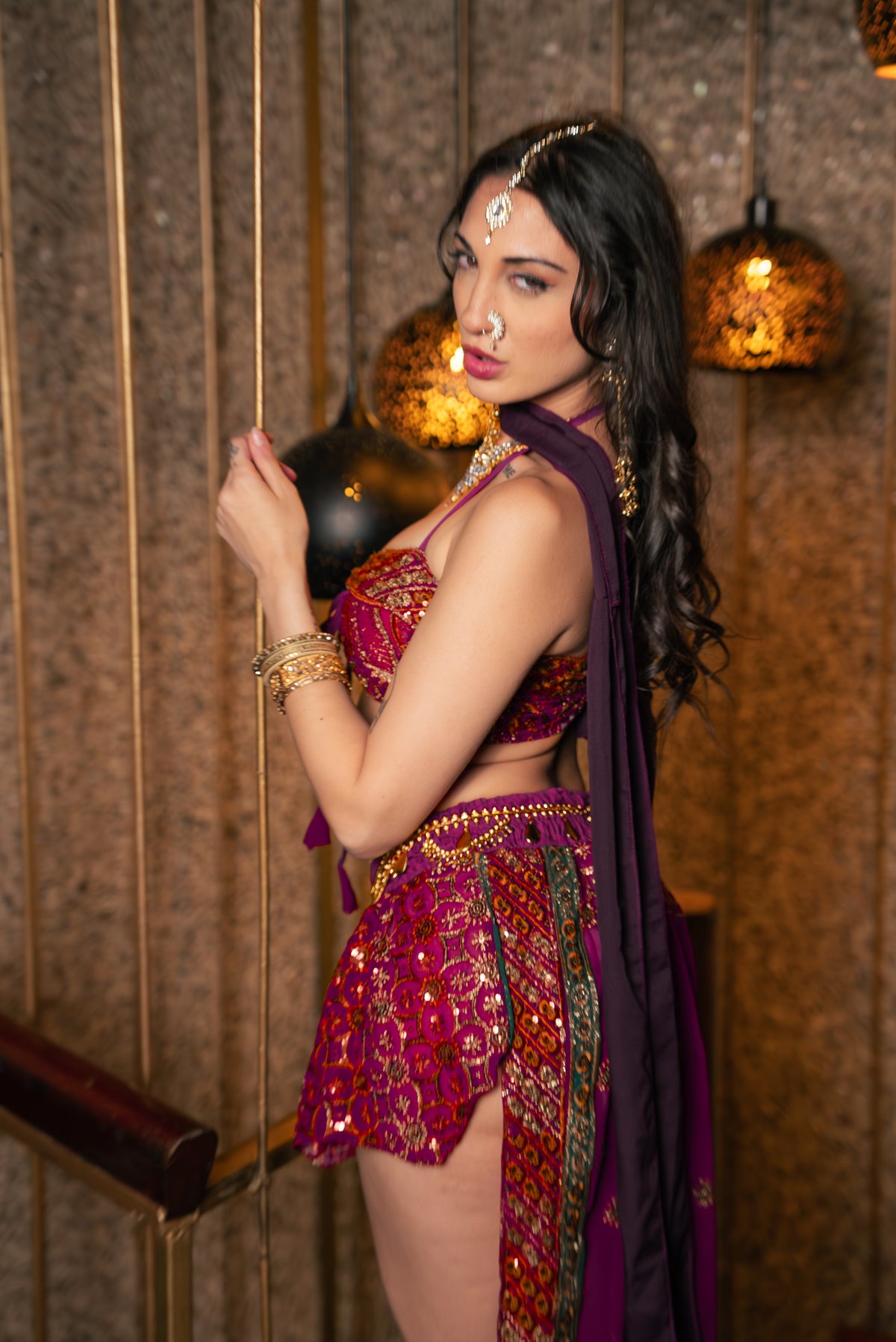 Magenta Royal Butterfly Set