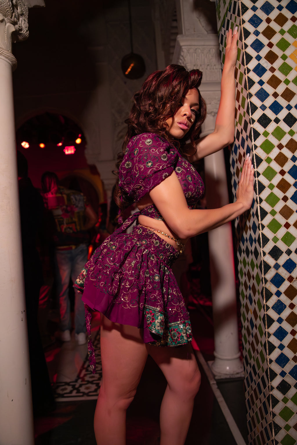 Cosmic Garden Mini Gehr Skirt Set