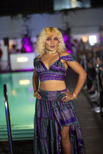 Load image into Gallery viewer, Purple Kaleidoscope Bollywood Set

