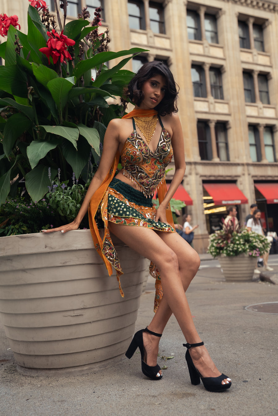 Emerald Sun Shakti Mini Skirt Set
