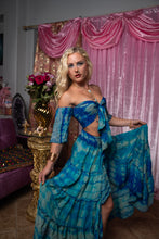Load image into Gallery viewer, Tie Dye Ocean Bollywood Set
