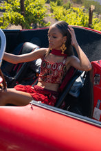 Load image into Gallery viewer, fire lotus ruffle mini skirt set
