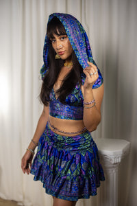 Moonlight Garden Mini Skirt Set