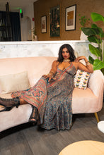 Load image into Gallery viewer, Bohemian Peacock Magic Dress
