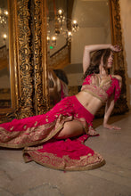 Load image into Gallery viewer, Fuscia Lotus Bollywood Set
