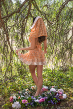 Load image into Gallery viewer, Diamond peaches mini skirt set
