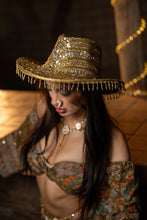 Load image into Gallery viewer, Gold Diamonds Magic Cowboy Hat
