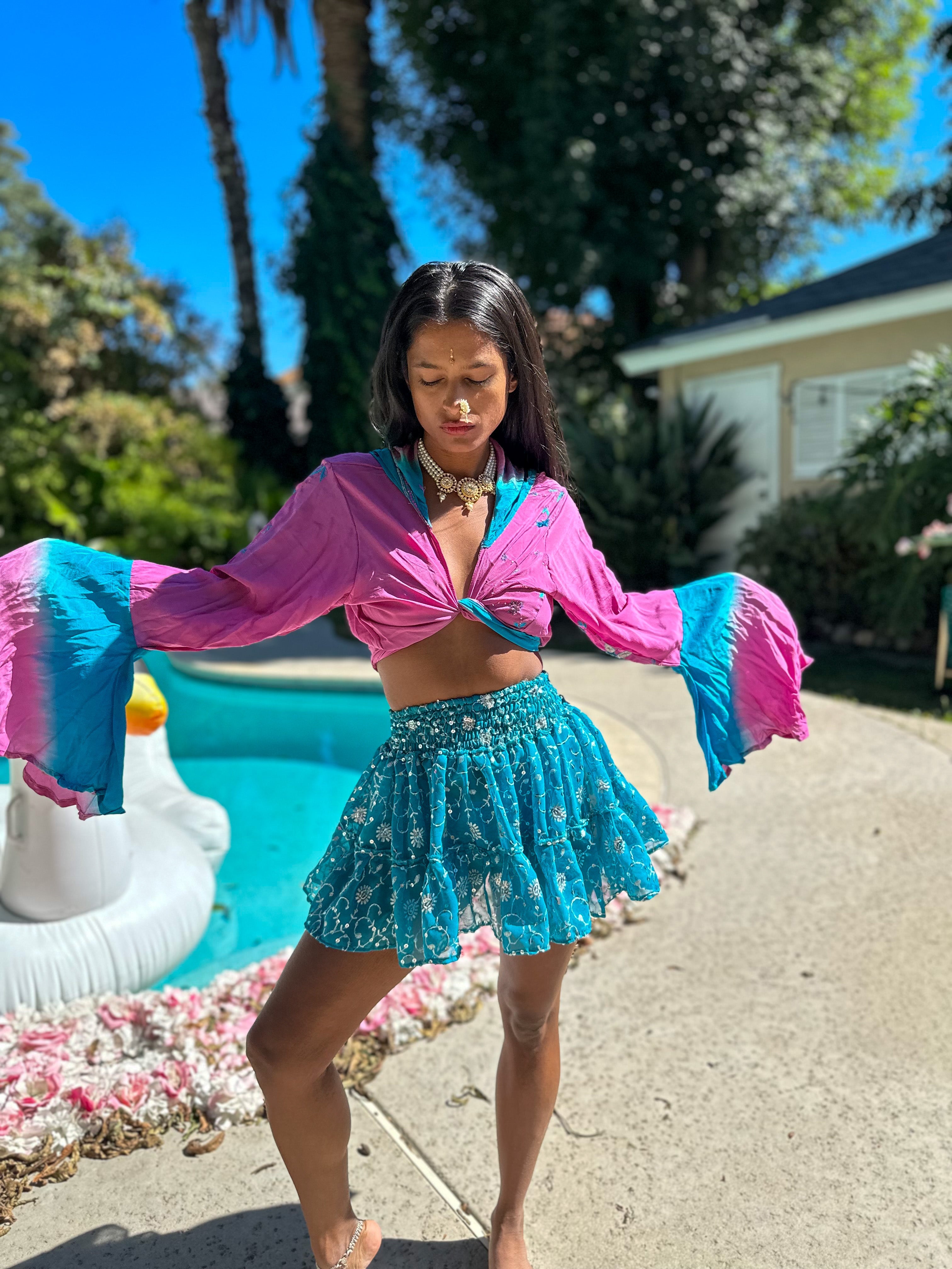 sky princess micro mini skirt
