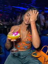 Load image into Gallery viewer, Tangerine Dreams Halter Top
