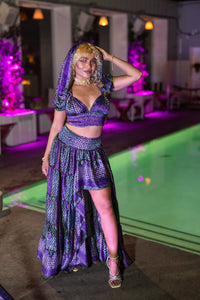 Purple Kaleidoscope Bollywood Set