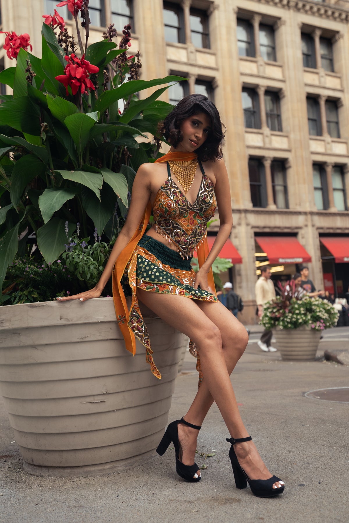 Emerald Sun Shakti Mini Skirt Set