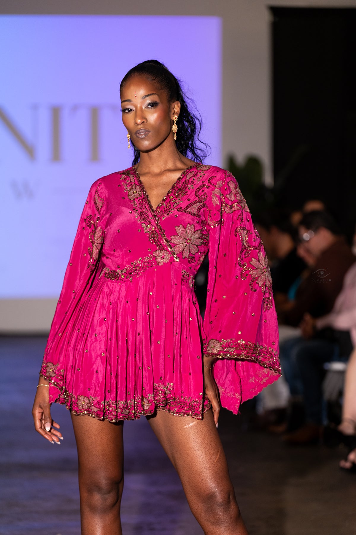 Rose Gold Rea Babydoll Dress