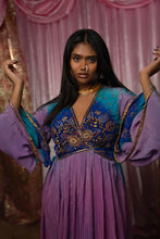 Load image into Gallery viewer, Lavender Dreams Anarkali Kimono Dress
