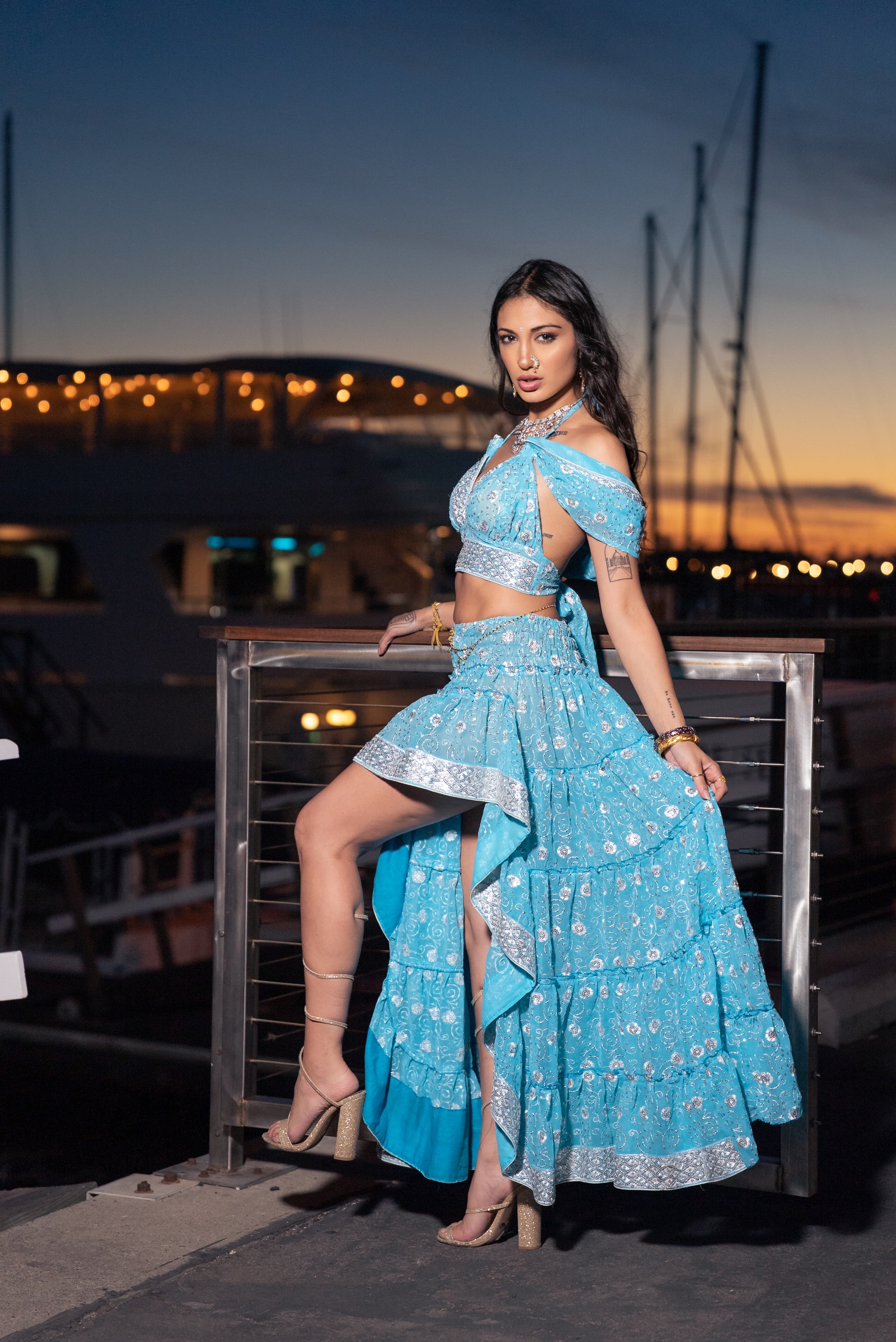 Queen of Diamonds Bollywood Set