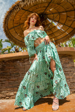 Load image into Gallery viewer, Baby Blue Bandhani Bollywood Set
