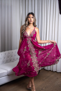 Violet Jewel Magic Dress