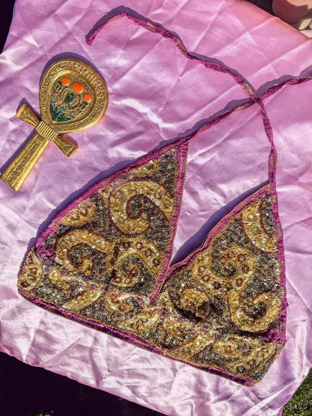 Golden Alchemy Halter top